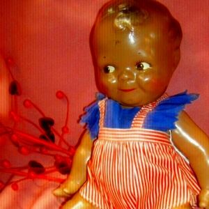 RARE VTG JESCO KIWIE BLK DOLL